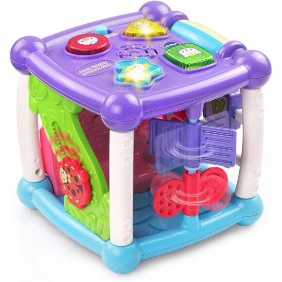 Busy Learners Activity Cube, Purple - Picture 2 of 5